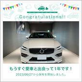 愛車と出会って1年！