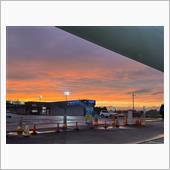 久々の夕焼け