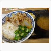 牛麦とろろ丼