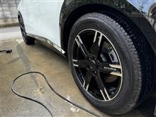 午後から洗車