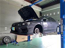 今日のクイック④ ＷＲＸ Ｓ４ブレーキメンテ！