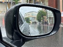 ゼロワイパー フィルムタイプ サイドミラー用を雨の日に試した！