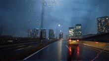 昨夜･･･有明ガーデンの帰り豪雨の中へ？