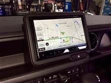 オーディオレスで購入してパイオニア8V型ナビ“AVIC-RL721”を取り付け。少々パネル加工が必要でしたが、ばっちりインストール完了。ETCと360度前後カメラドラレコもセットしました。