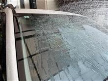 フロント撥水加工の劣化症状