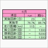 ２０２４年６月ランニング＆筋 ...