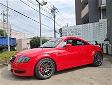 AUDI TT ８N　ボンネットの塗装＆コーティング！