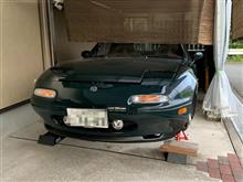 ロードスター　ステアリングラックブーツ交換　①