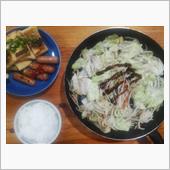 半額を買って、野菜のみ晩ご飯 ...