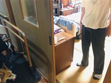 実家の引き戸修理