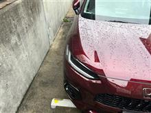 雨の降る前に洗車