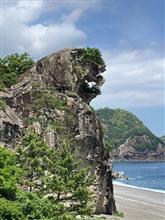 お墓詣りと熊野市の獅子岩と那智の滝