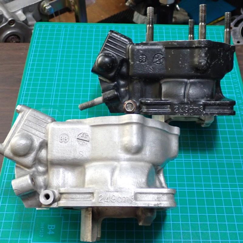 RGV250ガンマ(VJ21A)腰上オーバーホール（その2） : 何にもない日記
