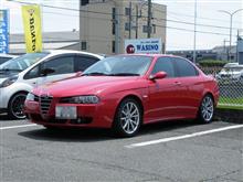TEXAエアコンクリーニング...アルファロメオ156 2.5 V6 エアコンガスチャージ