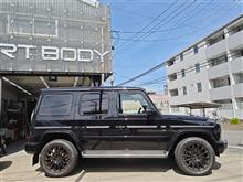 メルセデスベンツ　G550　ヘッドライトインナーブラック加工！