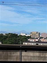 今朝も見えた富士山♪