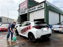 ＧＲヤリス 一号車エンジン搭載準備チュー！