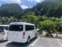 ハイエースで川遊び！