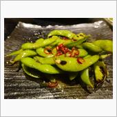 枝豆のガーリック炒め
