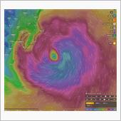 台風煽り