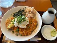 地元の蕎麦屋でランチ