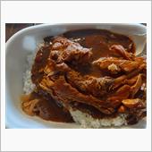 朝倉街道でカレーランチ　すき家
