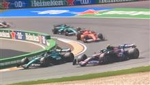 F1オランダ　久しぶりにいいスタートのアルピーヌ
