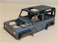 MN-99S　ディフェンダー　オーバーフェンダー取付