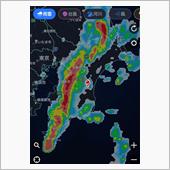 房総半島の上にきキッツイ雨雲 ...