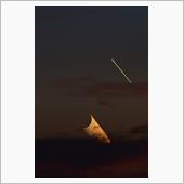 月🌒と金星☆が大接近