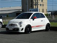 メンテナンスは大事...アバルト500　エンジンオイル交換　MOTUL