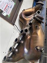 改めて、F430のエキマニの割れの対処法😆