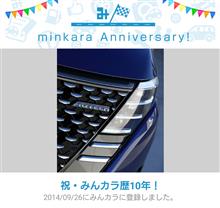 祝・みんカラ歴10年！ 