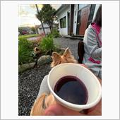今日もお庭でドリンク
