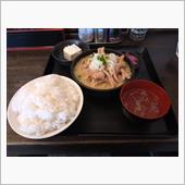 【もつ煮定食】・・・。