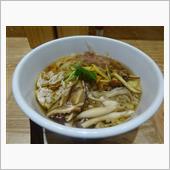 肉ときのこのたっぷりきしめん