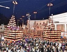 二本松の提灯祭り|ω･`) おまつりを１０月の連休の前にやるか後にやるのか