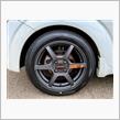 つや消しカラーにオレンジが映える“RAYSグラムライツ57C6 Spec D”で足元を引き締めました。“KYB New SRスペシャル”＆“RS-R Ti2000 DOWN”との相性もバッチリです!!