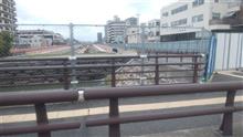 出廻し先の運河堰き止めて工事が楽しそうだった。