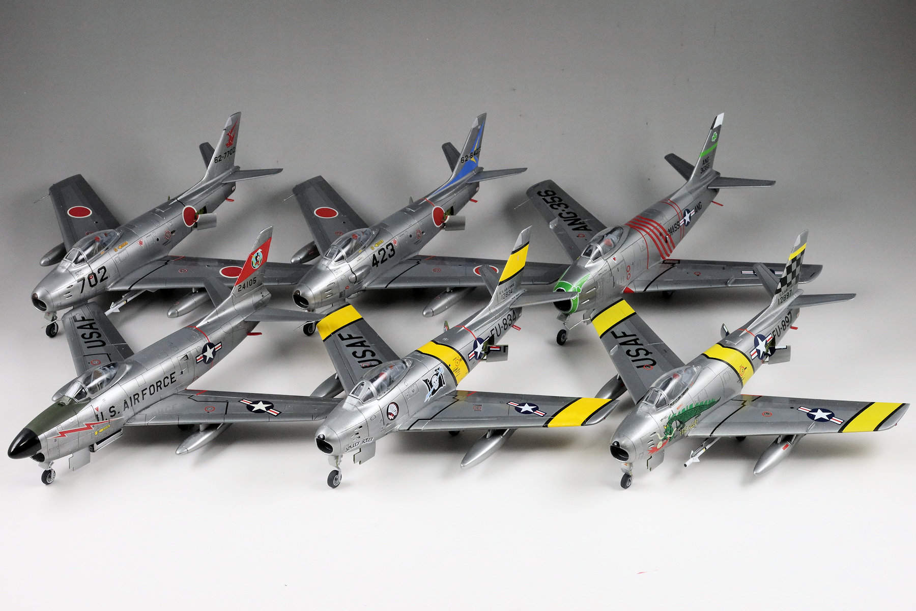 セイバーファミリー完成|のんパパのブログ|目指せ、1/72航空 セイバーファミリー完成|のんパパのブログ|目指せ、1/72航空