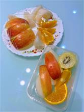本日も娘のフルーツ弁当を作りました