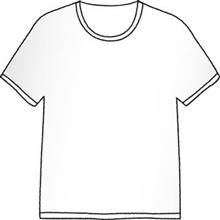 白いTシャツの様に