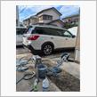 一ヶ月ぶりに洗車