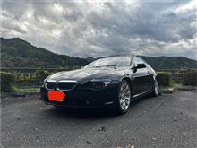 BMW E63 630i エアコンプーリー交換