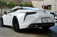LC500も洗車(*&#39;▽&#39;)