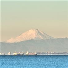 今日の富士山とお散歩