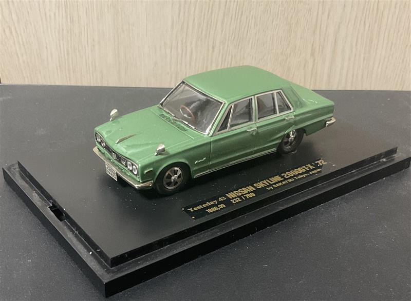 さかつう」1/43 日産スカイライン2000GT GC10 箱スカ