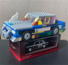 レアな自作レゴと1/43TSMのダットサン510です♪ レアな自作レゴと1/43TSMのダットサン510です♪
