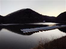 円良田湖で初釣り