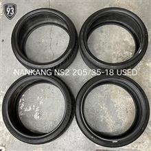 【USED TIRE】NANKANG NS2 205/35-18 4本セット販売